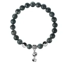 Браслет Кошка (гармония, покой, уют), Лабрадор 8мм BSP1-19-3010