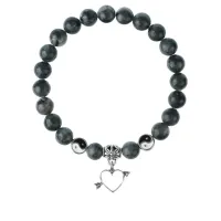 Браслет Сердце (любовь), Лабрадор 8мм BSP1-19-3011