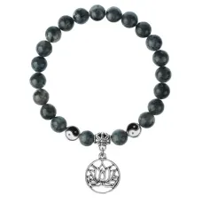 Браслет Лотос (гармония и развитие), Лабрадор 8мм BSP1-19-3013