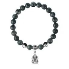 Браслет Фараон (благополучие, процветание), Лабрадор 8мм BSP1-19-3015