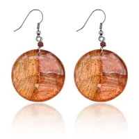 Серьги Круг, 55х30х10мм UD154