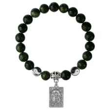 Браслет Таро - Мир, Змеевик 8мм BSP1-21-3019