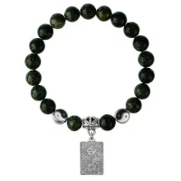 Браслет Таро - Солнце, Змеевик 8мм BSP1-21-3022