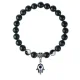 Браслет Хамса (от сглаза и зла), Черный агат 8мм BSP1-22-3006