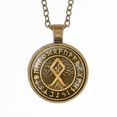 Кулон-амулет с цепочкой Одал ALK387-02