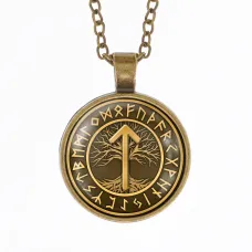 Кулон-амулет с цепочкой Тейваз ALK387-06