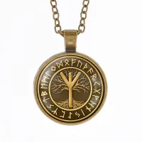 Кулон-амулет с цепочкой Альгиз ALK387-07