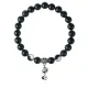 Браслет Кошка (гармония, покой, уют), Черный агат 8мм BSP1-22-3010