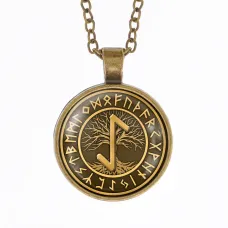 Кулон-амулет с цепочкой Эйваз ALK387-17