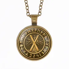 Кулон-амулет с цепочкой Гебо ALK387-21