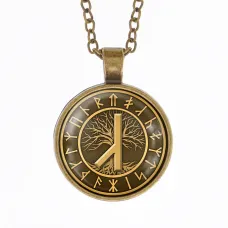 Кулон-амулет с цепочкой Алатырь ALK387-27