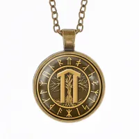 Кулон-амулет с цепочкой Ветер ALK387-32