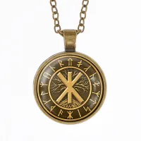 Кулон-амулет с цепочкой Рок ALK387-36