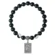 Браслет Таро - Мир, Черный агат 8мм BSP1-22-3019
