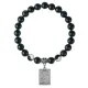 Браслет Таро - Луна, Черный агат 8мм BSP1-22-3023