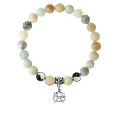 Браслет Лотос (гармония и развитие), Амазонит 8мм BSP1-23-3005
