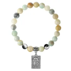 Браслет Таро - Мир, Амазонит 8мм BSP1-23-3019