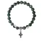 Браслет Крест (мудрость, гармония, процветание), Цоизит 8мм BSP1-24-3004