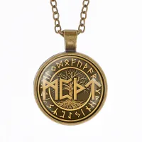 Кулон-амулет с цепочкой Защита от энергетических вампиров ALK387-46