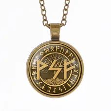 Кулон-амулет с цепочкой Богатство на всех уровнях бытия ALK387-50