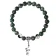Браслет Змея (мудрость, здоровье, долголетие), Цоизит 8мм BSP1-24-3017