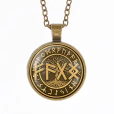 Кулон-амулет с цепочкой Богатство и гармония в отношениях ALK387-60