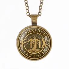 Кулон-амулет с цепочкой Богатство и любовь ALK387-61