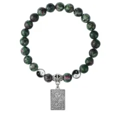 Браслет Таро - Солнце, Цоизит 8мм BSP1-24-3022