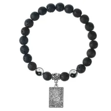 Браслет Таро - Звезда, Лава 8мм BSP1-25-3021