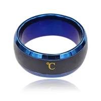Термокольцо, цвет черно-синий, размер 7 KL200-2