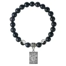 Браслет Таро - Колесо Фортуны, Синий авантюрин 8мм BSP1-26-3020