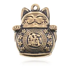 Кулон Манеки-Неко, 3х2,5см BJK245