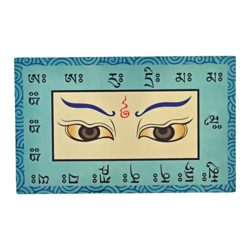 Буддийская наклейка Глаза Будды, 8х5см BUD004-24