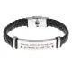 Кожаный браслет Молитва перед началом всякого дела BSKR1-600