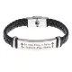Кожаный браслет Иисусова молитва BSKR1-606