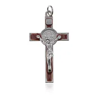 Кулон Крест Иисус Христос, 5х3см BJK276