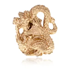 Кошельковый сувенир Денежный дракон, цвет золотой SR-K-30045