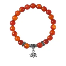 Браслет Лотос (гармония и развитие), Сердолик BSP-01-15