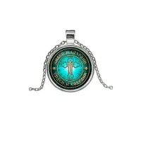 Кулон, цвет серебро, с цепочкой, Спаси и Сохрани C1001026