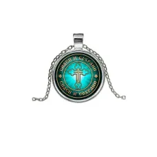 Кулон, цвет серебро, с цепочкой, Спаси и Сохрани C1001026