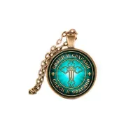 Кулон, цвет бронза, с цепочкой, Спаси и Сохрани C1001028