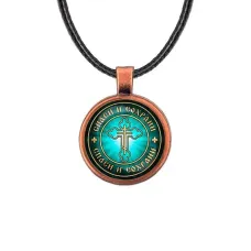 Кулон, цвет медь, со шнурком, Спаси и Сохрани C1001031
