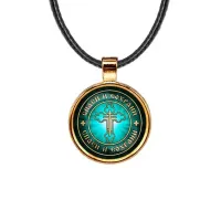 Кулон, цвет золото, со шнурком, Спаси и Сохрани C1001033