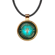 Кулон, цвет золото, со шнурком, Спаси и Сохрани C1001033