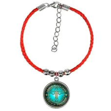 Браслет из красного шнура, Спаси и Сохрани C1001047