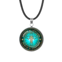 Кулон, нержавеющая сталь, со шнурком, Спаси и Сохрани C1001062