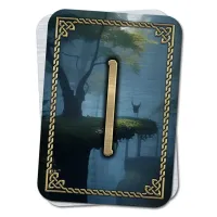 Магическая карта-амулет Руна Иса YAN402