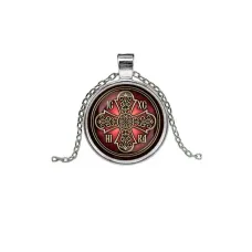 Кулон, цвет серебро, с цепочкой, Иисус Победитель C1002026