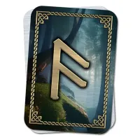 Магическая карта-амулет Руна Ансуз YAN424