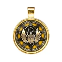 Амулет Крылатый скарабей ALE278